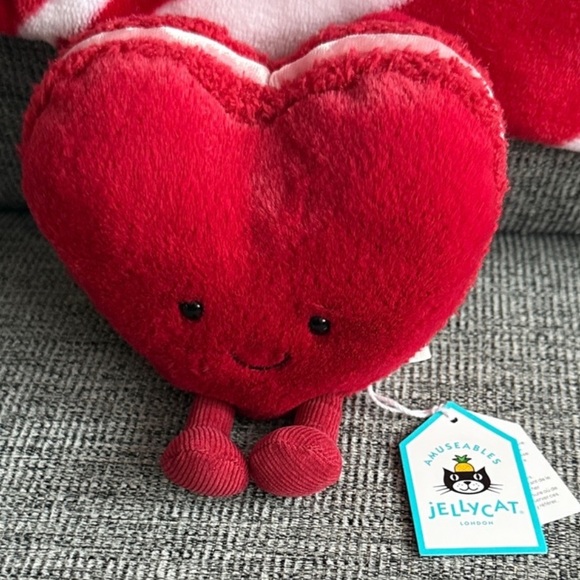Jellycat Arlette Red Heart Stuffed Animal - Picture 16 of 16